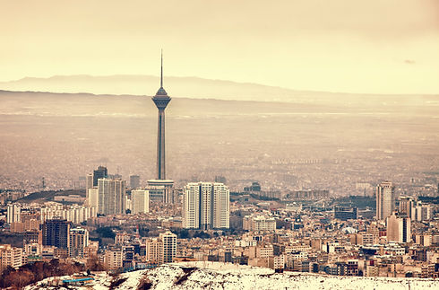 Blick auf Teheran und Milad Turm-Teheran