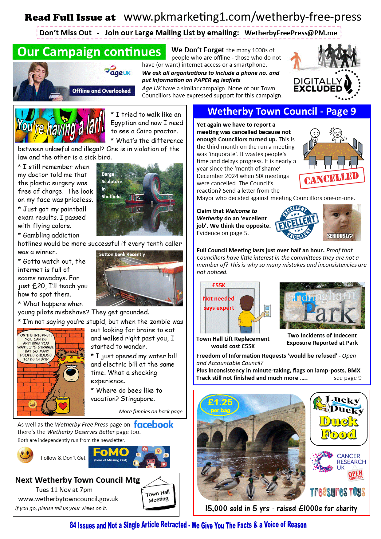 ISSUE 85 Page 2 Wetherby Free Press Nov25.gif