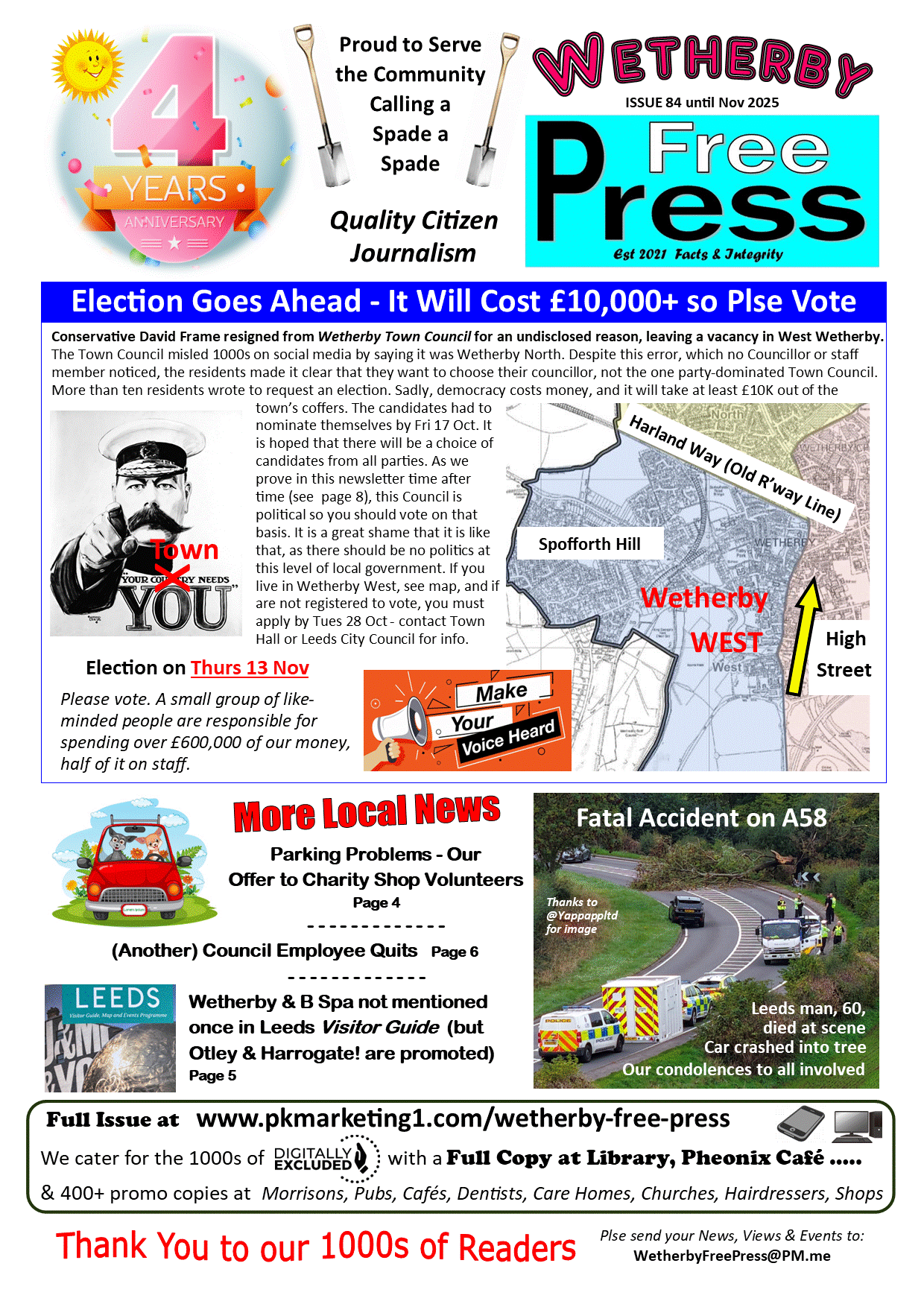 ISSUE 84 Page 1 Wetherby Free Press Oct25.gif