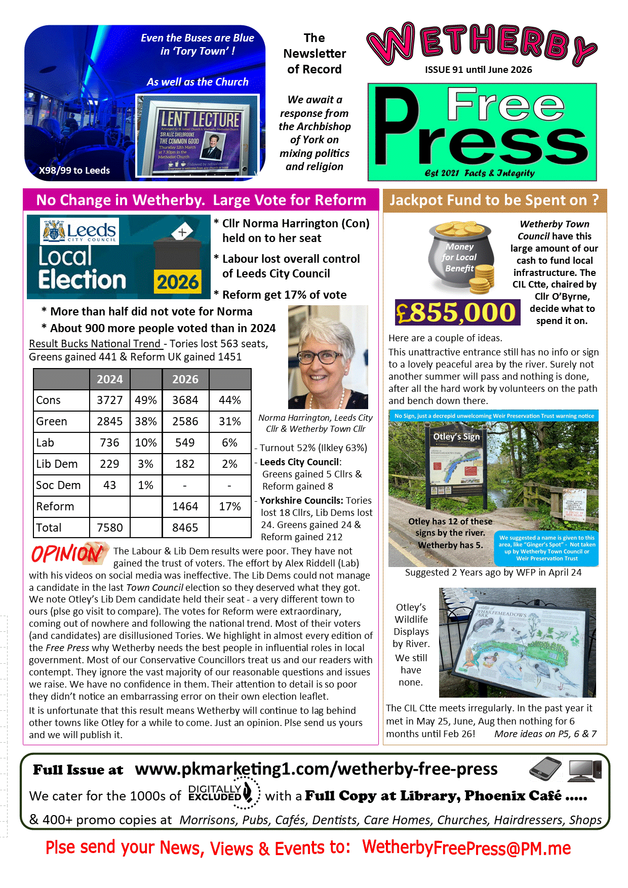 ISSUE 91 Page 1 Wetherby Free Press May26.gif