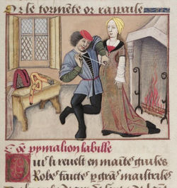 Douce Guillaume de Lorris y Jean de Meung, Le Roman de la Rose, manuscrito hecho para Louise de Sabo