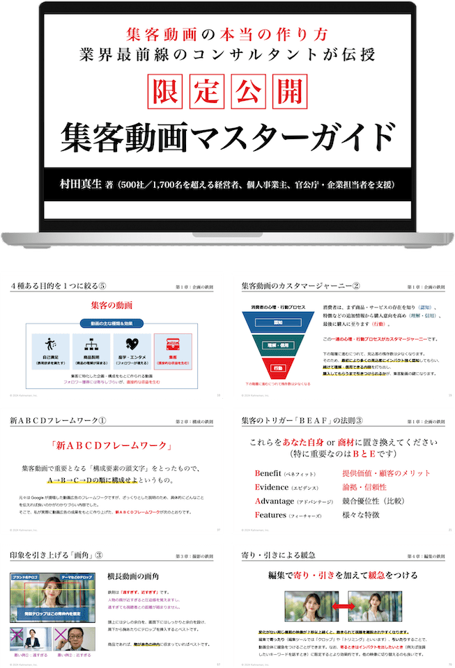 集客動画マスターガイド