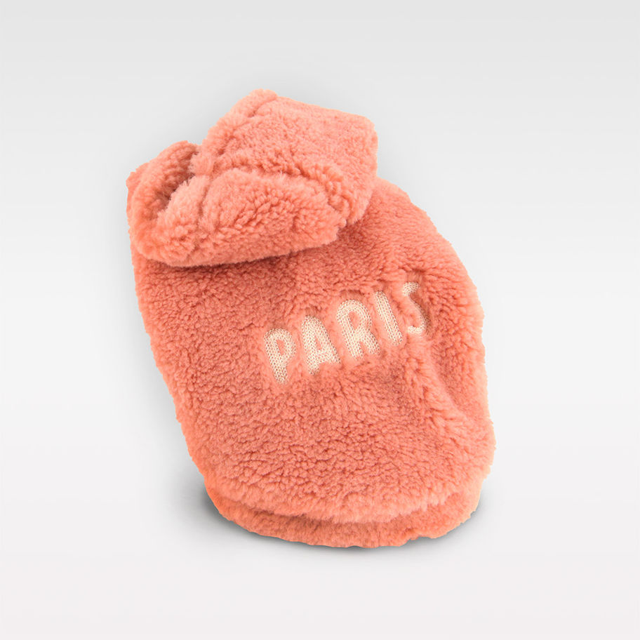 ROSÉdePARIS Hundepullover mit Kapuze – kuschelig, weich und stylisch, idealer Winterlook für kleine Hunde.