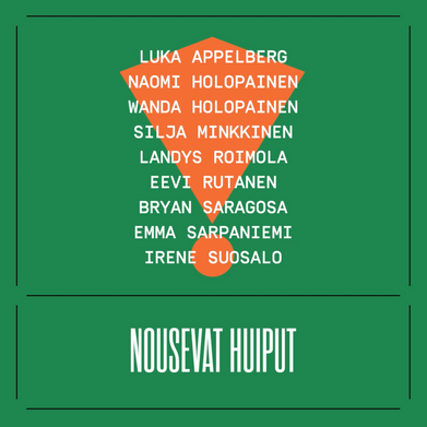 Wanda Holopainen & Naomi Holopainen Vuoden Huiput 2020-Kilpailun Nousevien Huippujen Listalla