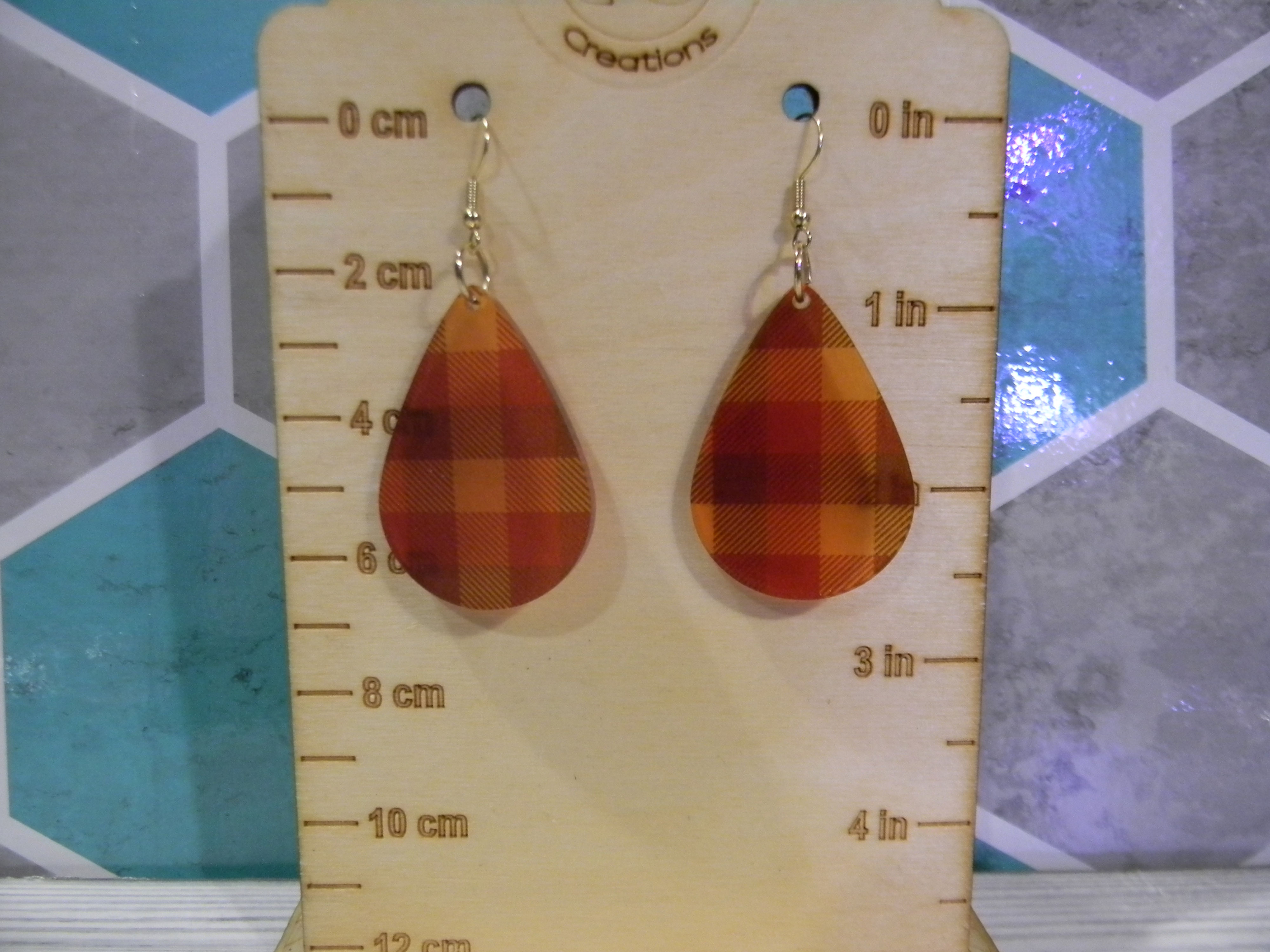 Dangle Earrings Acrylic Only