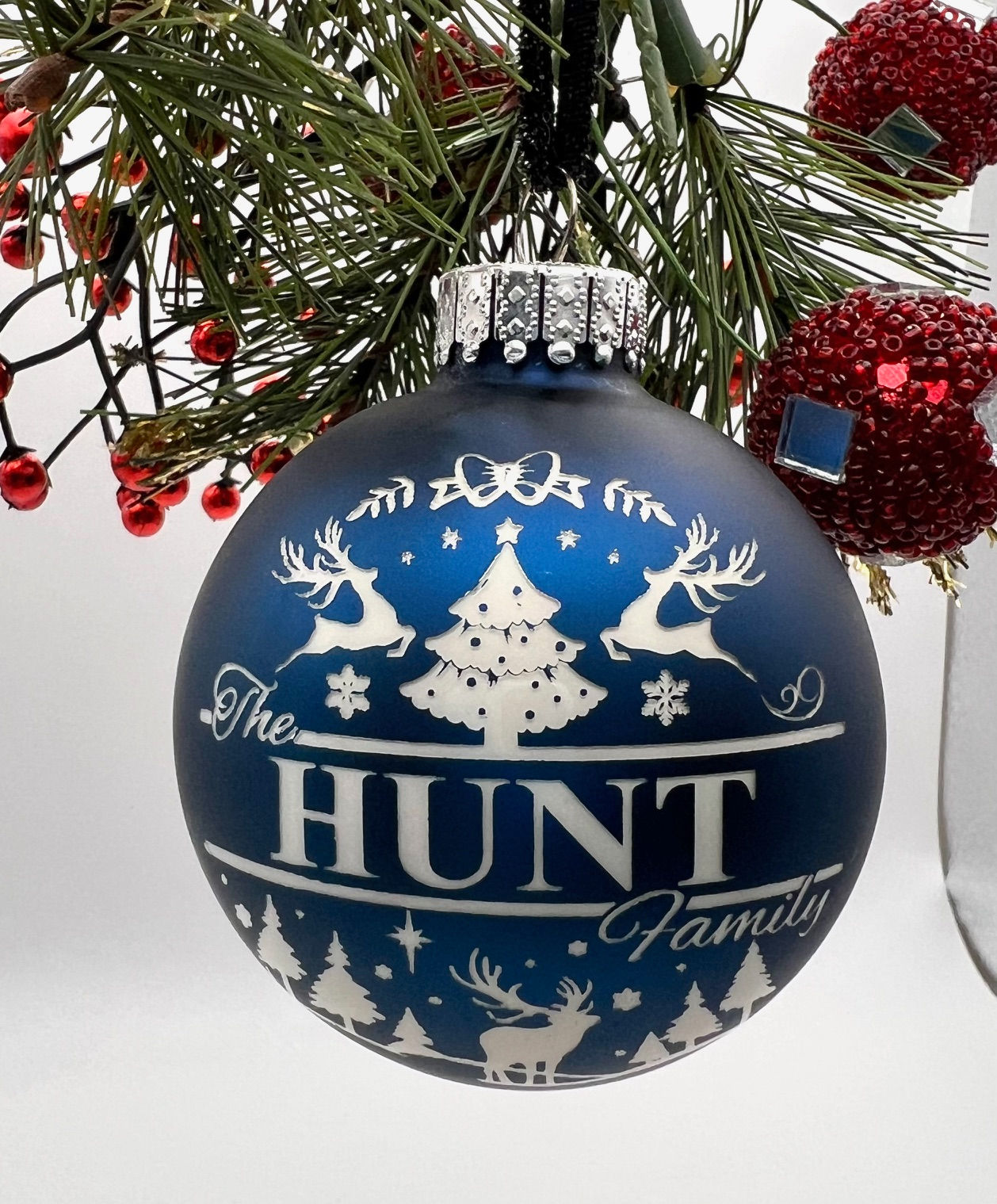 Custom Engraved Christmas Bulbs