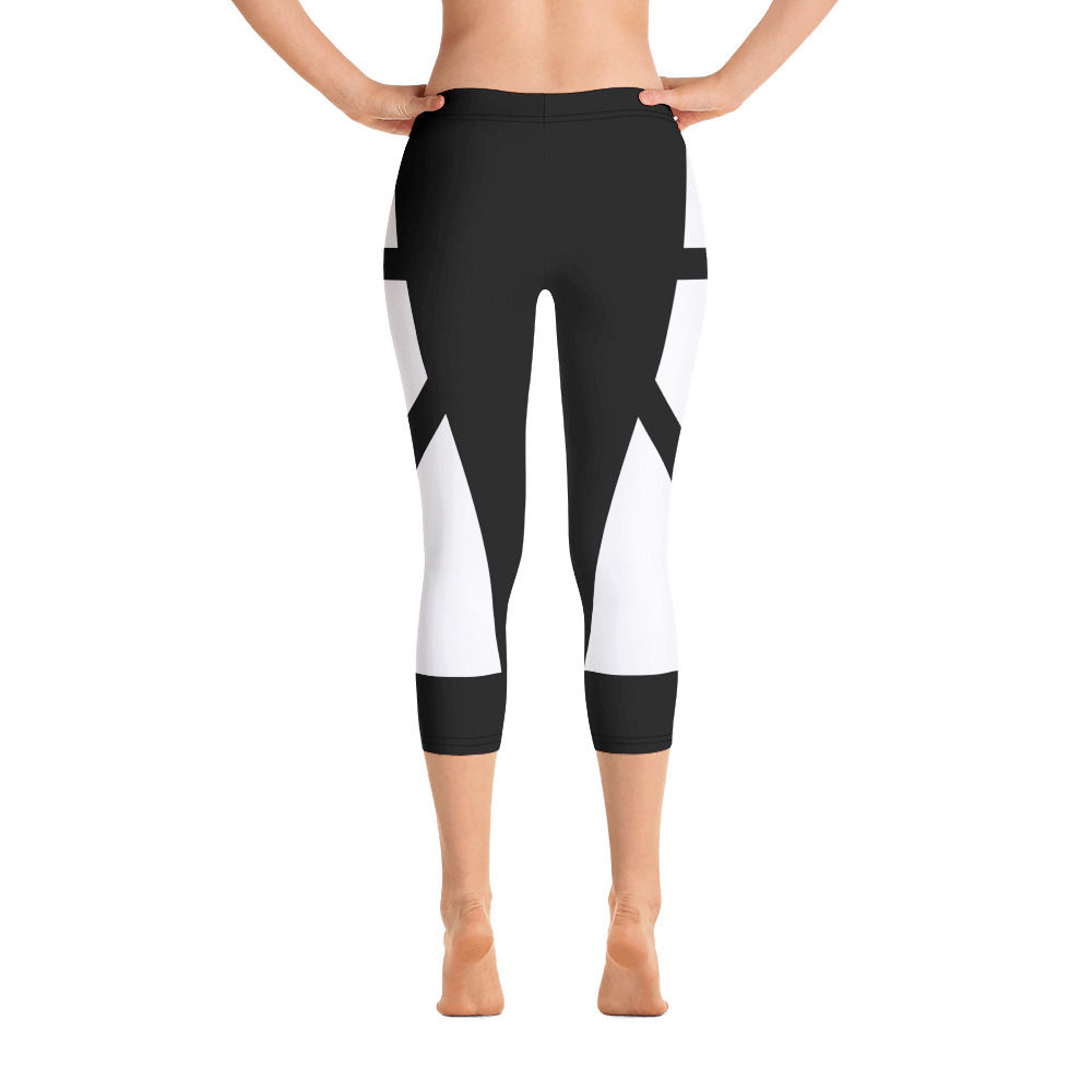 Leggings Capri Milla Sports Noir et Blanc