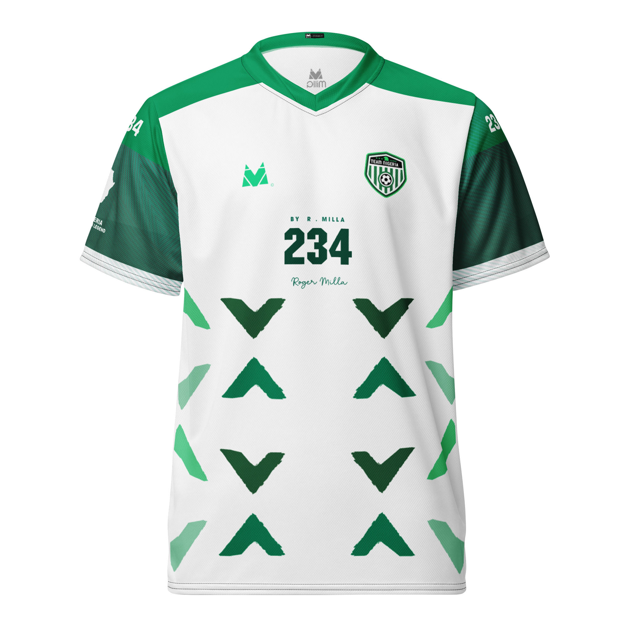 Maillot d'entraînement Football Milla Sports du Nigeria