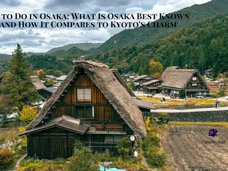 Things to Do in Osaka: What Is Osaka Best Known For and How It Compares to Kyoto's Charm