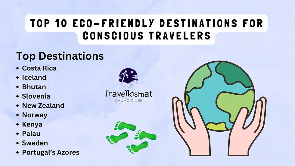 Top 10 Eco-Friendly Destinations for Conscious Travelers