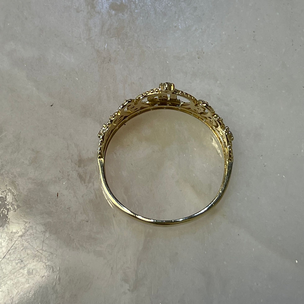 Thumbnail: 14k Quince Crown Ring
