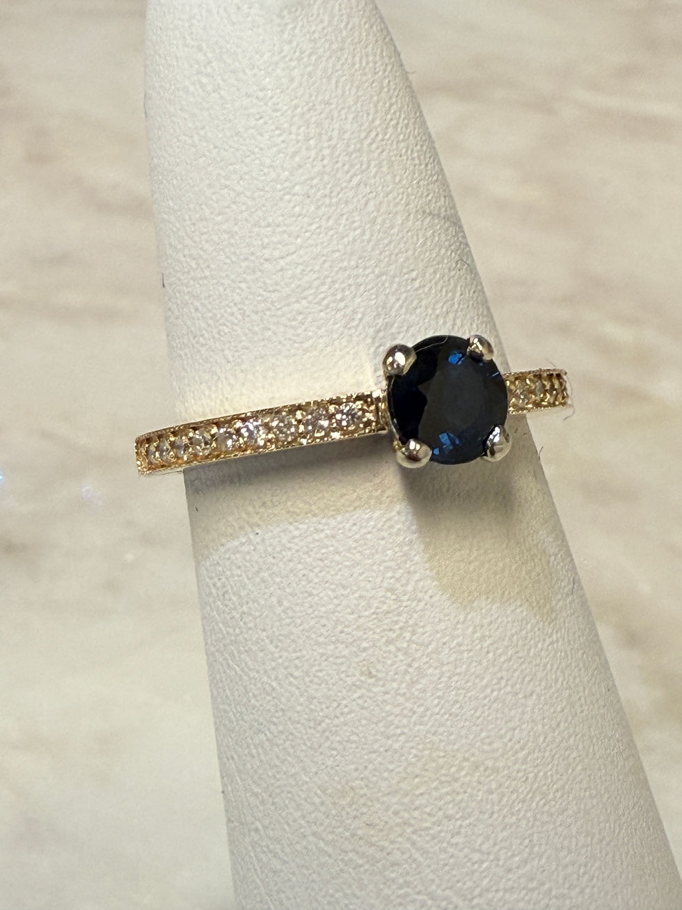 Sapphire and Diamond Ring