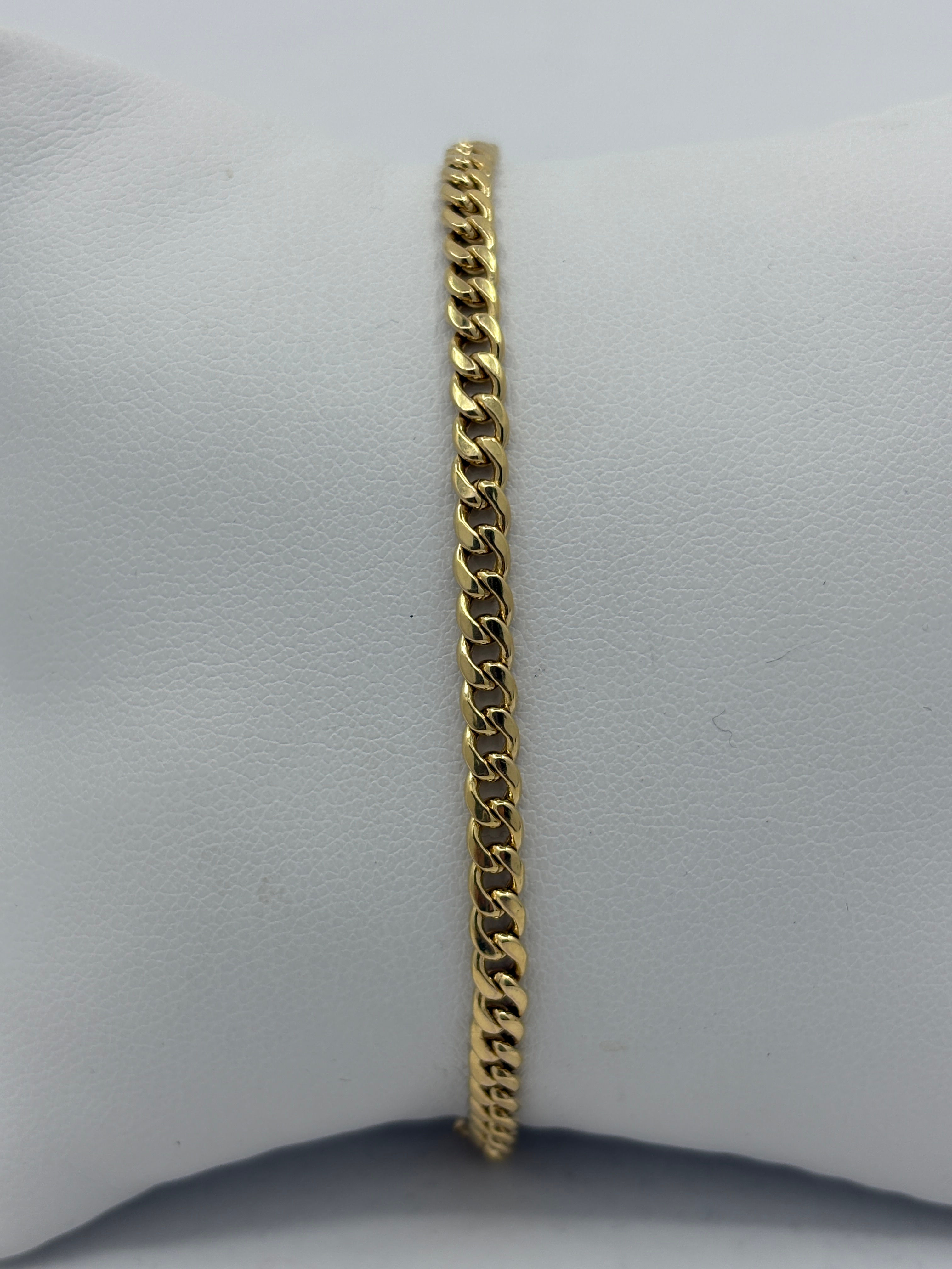14K Yellow Gold Cuban Link Bracelet
