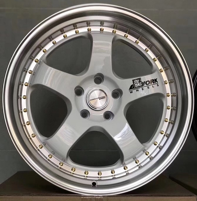 New Jdm Meister S1 style wheels R.e.p 18x9.5 5x114.3 +27 set