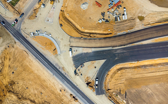 Chantier et drone