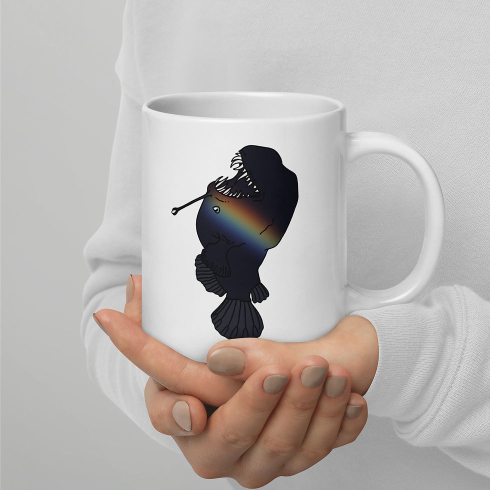 Thumbnail: Mug - Anglerfish Rising - Absorb the Patriarchy