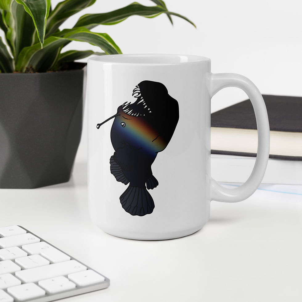 Thumbnail: Mug - Anglerfish Rising - Absorb the Patriarchy