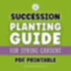 Succession Planting Guide for Spring Gardens (Printable PDF)