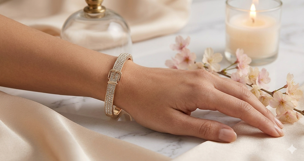 Thumbnail: Rose gold anti tarnish bracelet 