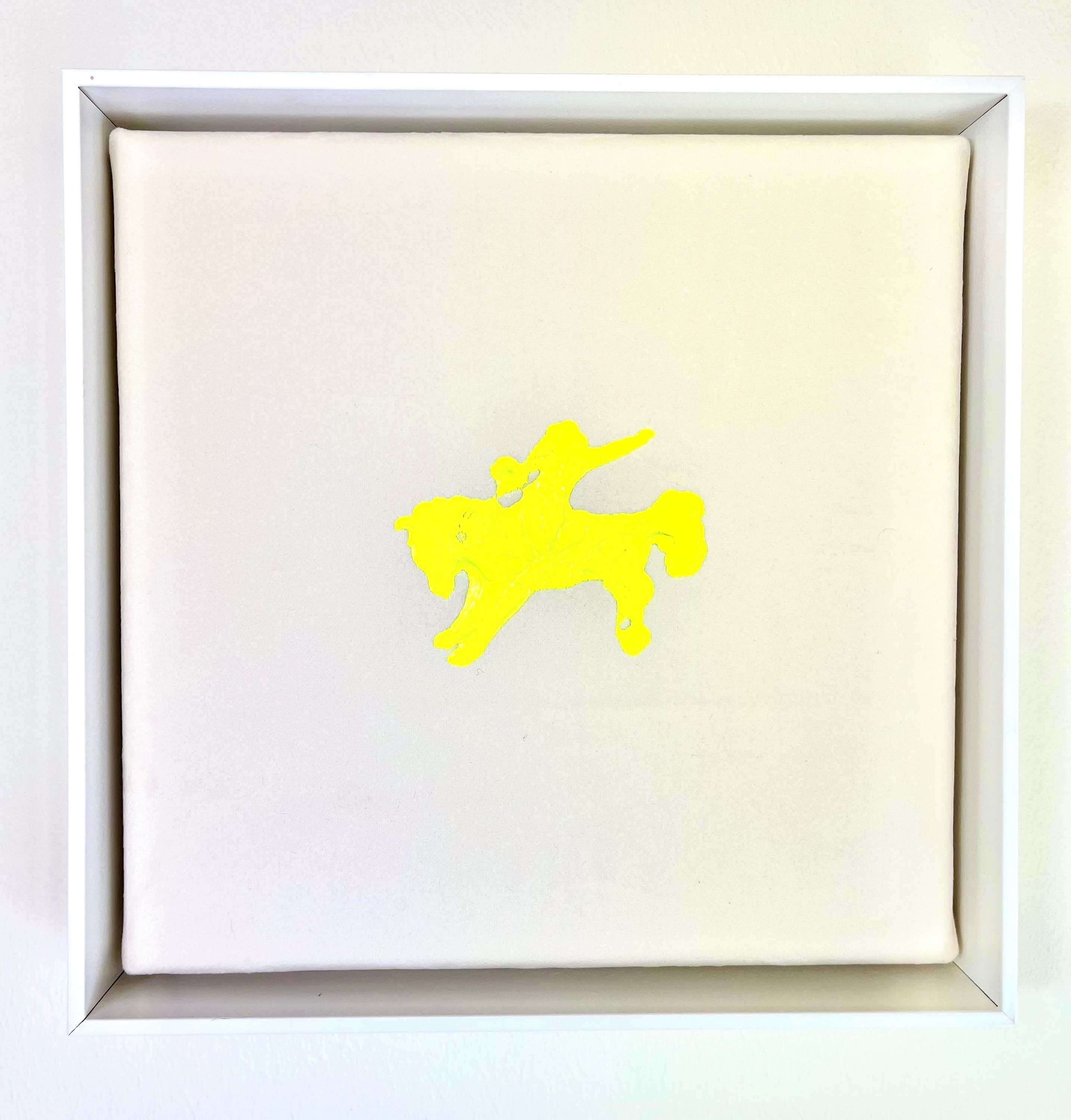 bucking bronco neon yellow mini
