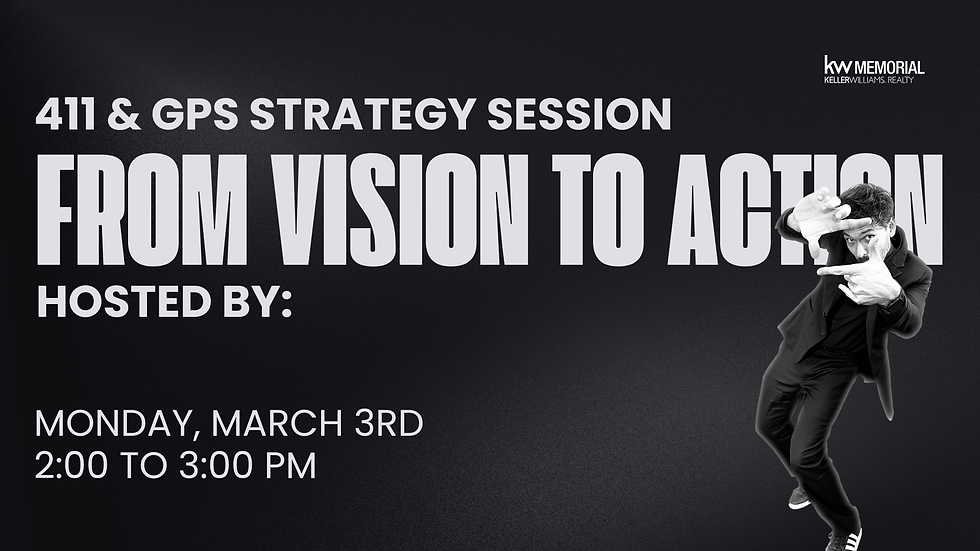 From Vision to Action: 411 & GPS Strategy Session