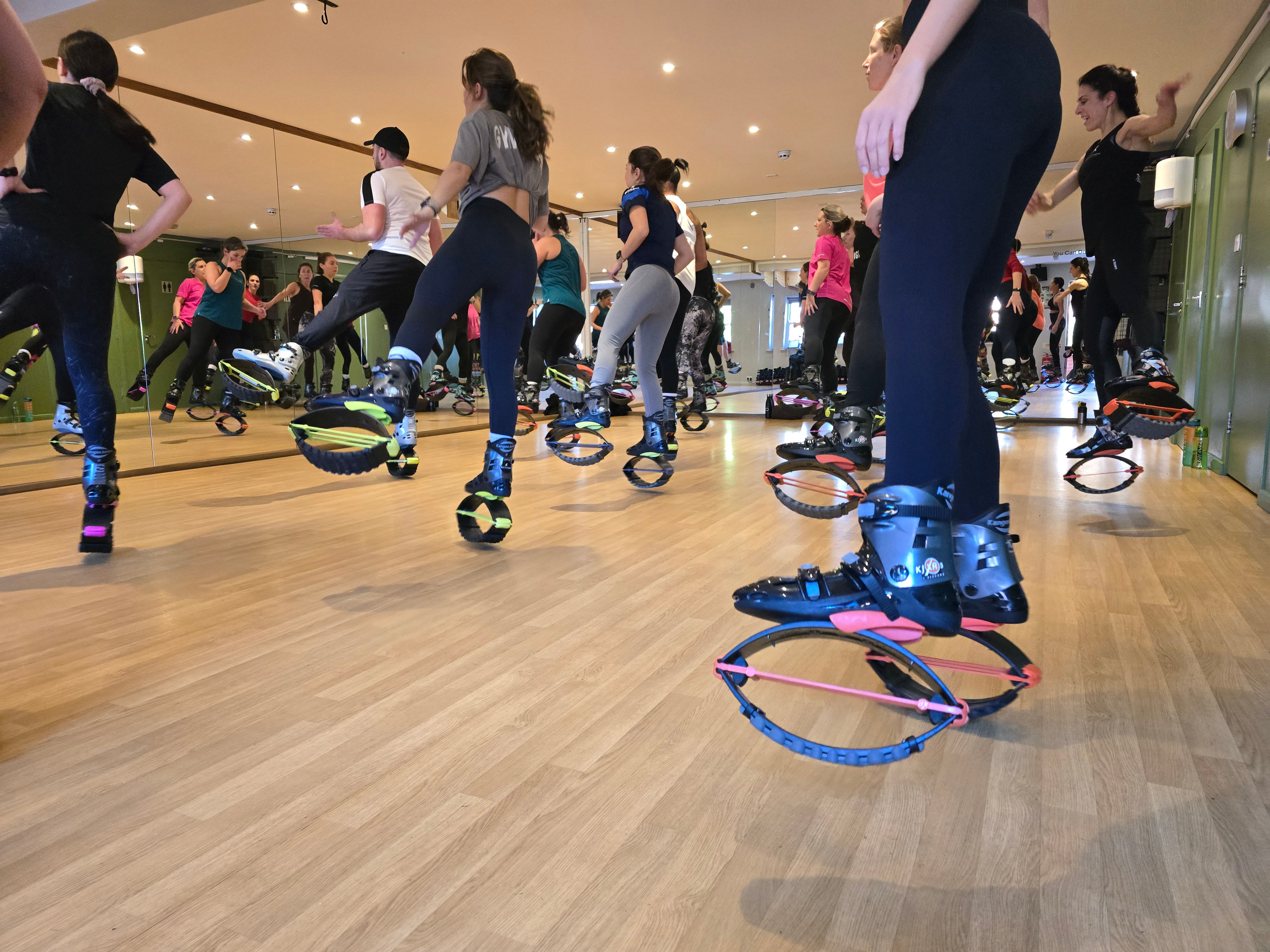 Mondays Trugym Southend Kangoo Jumps Rebound Fitness class