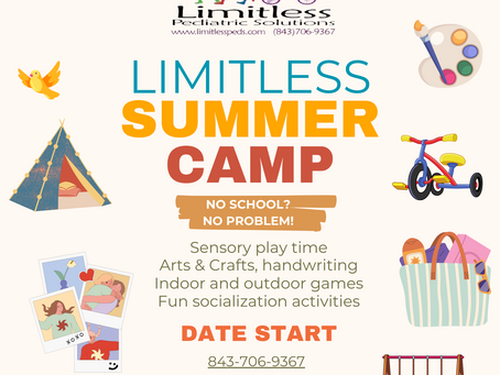 Ready for Summer? ☀️Remember you can register now for Summer Camp and Summer Therapy!! ☺️🎉