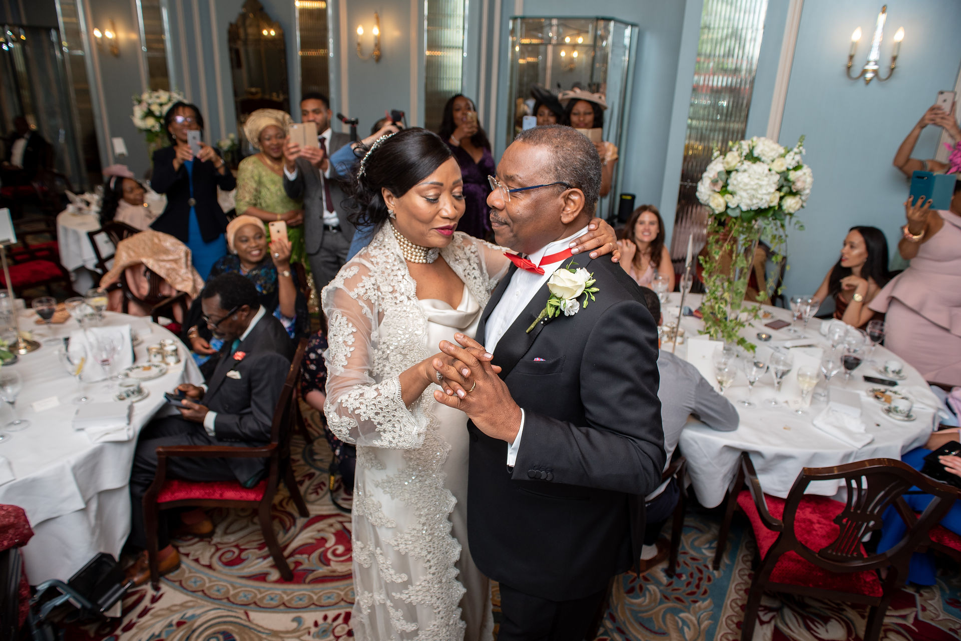 This was their first First Dance which was during the Luncheon