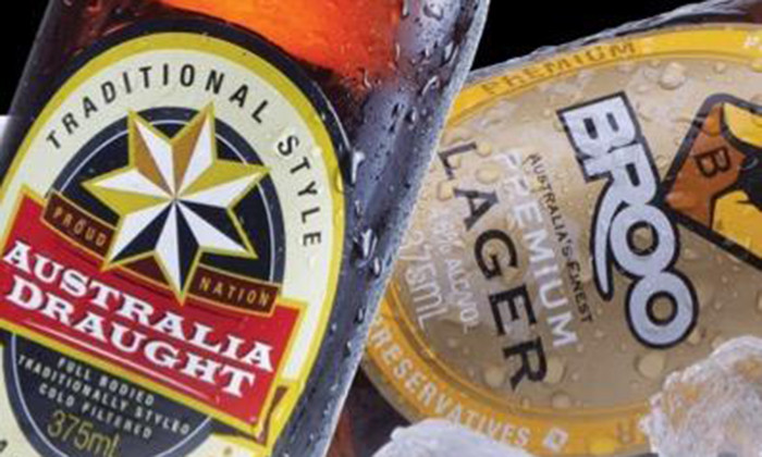 Broo Australia Draught Premium Lager The Sip