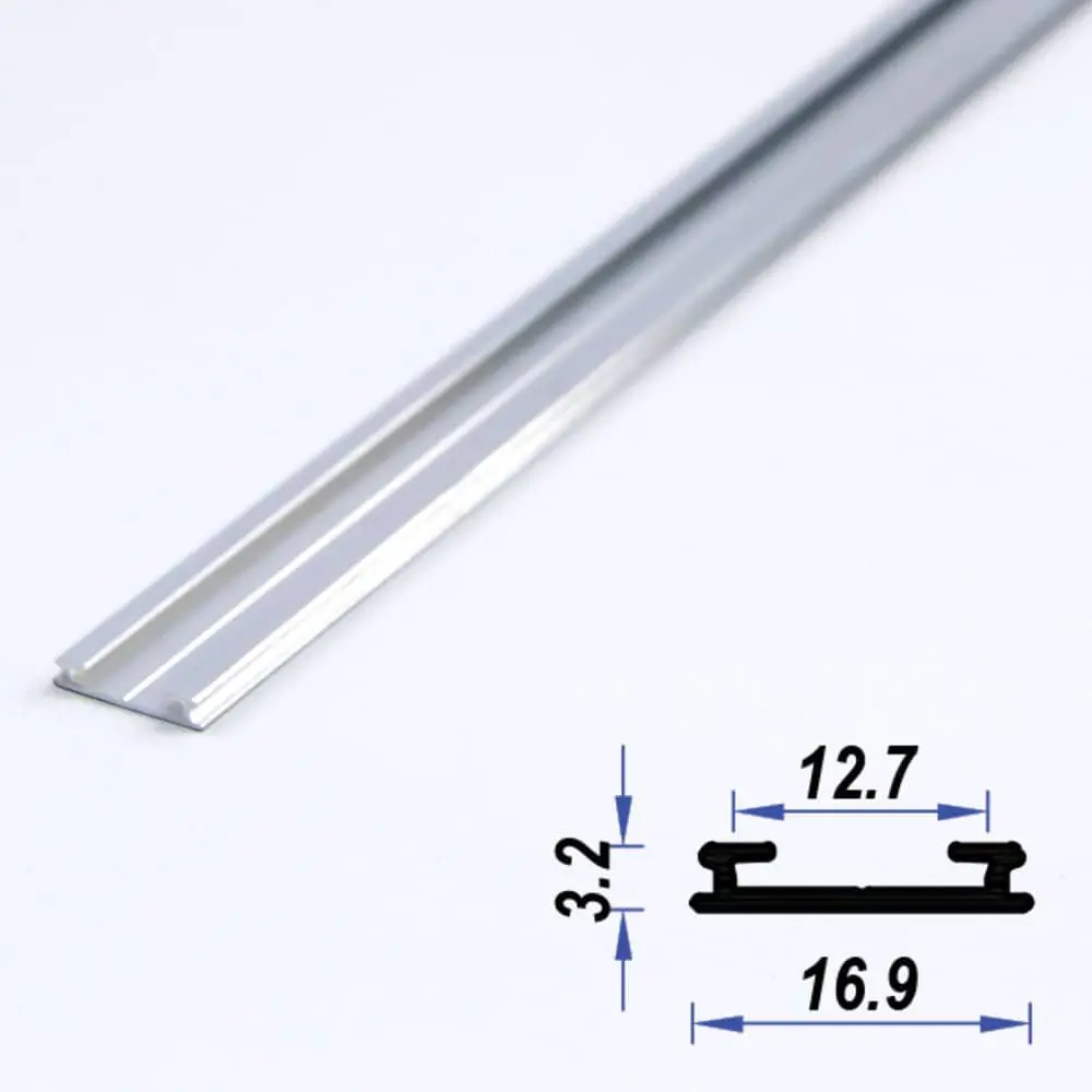surface aluminium profile set super slim