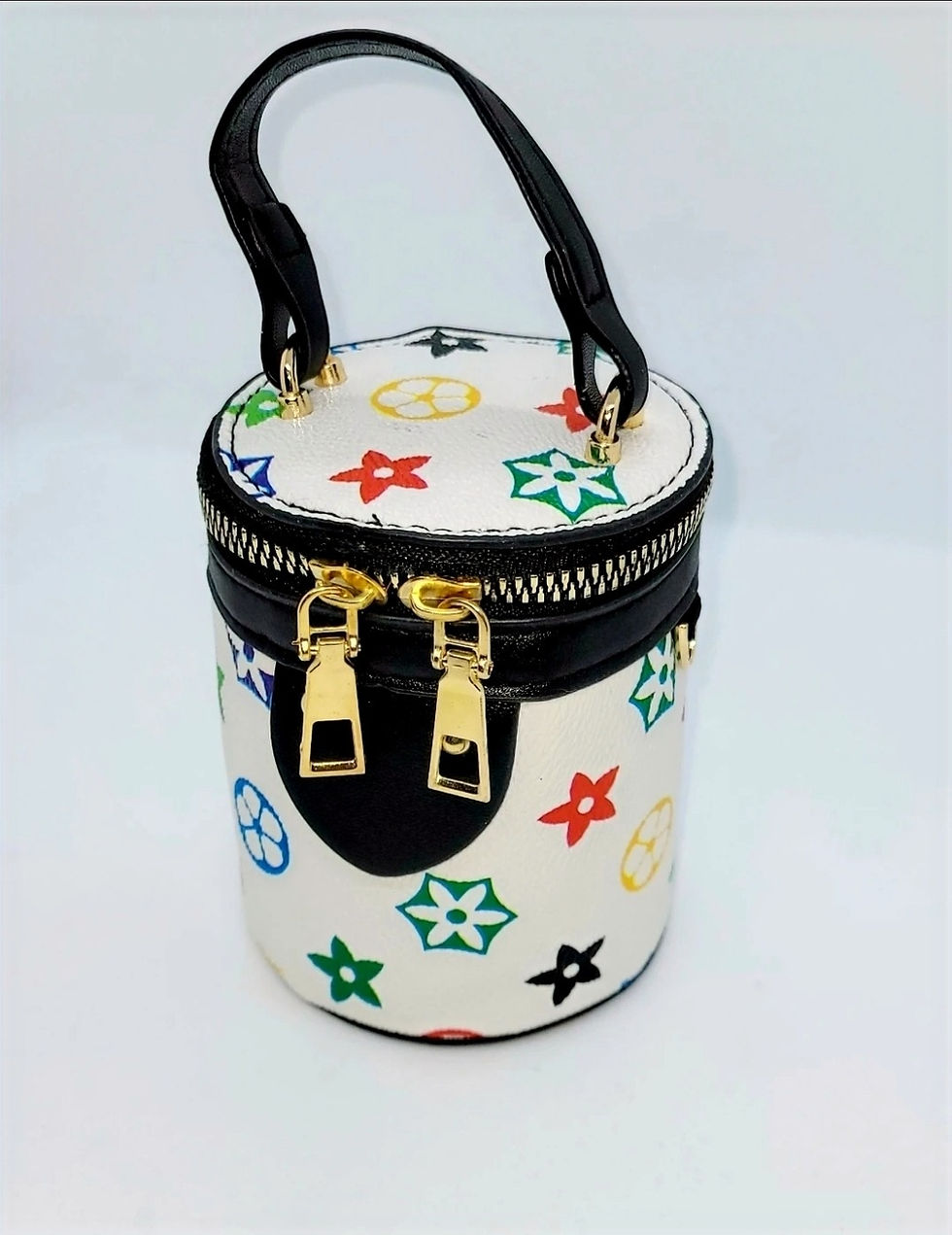 Thumbnail: Girls Geometric Cylinder Handbags