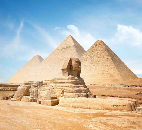 Giza Pyramids and Sphinx