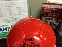 Right to Play Signed Ball