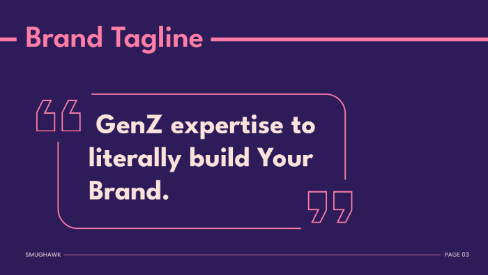 Brand Tagline
