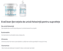 EvaClean Șervețele de unică folosință pentru suprafețe