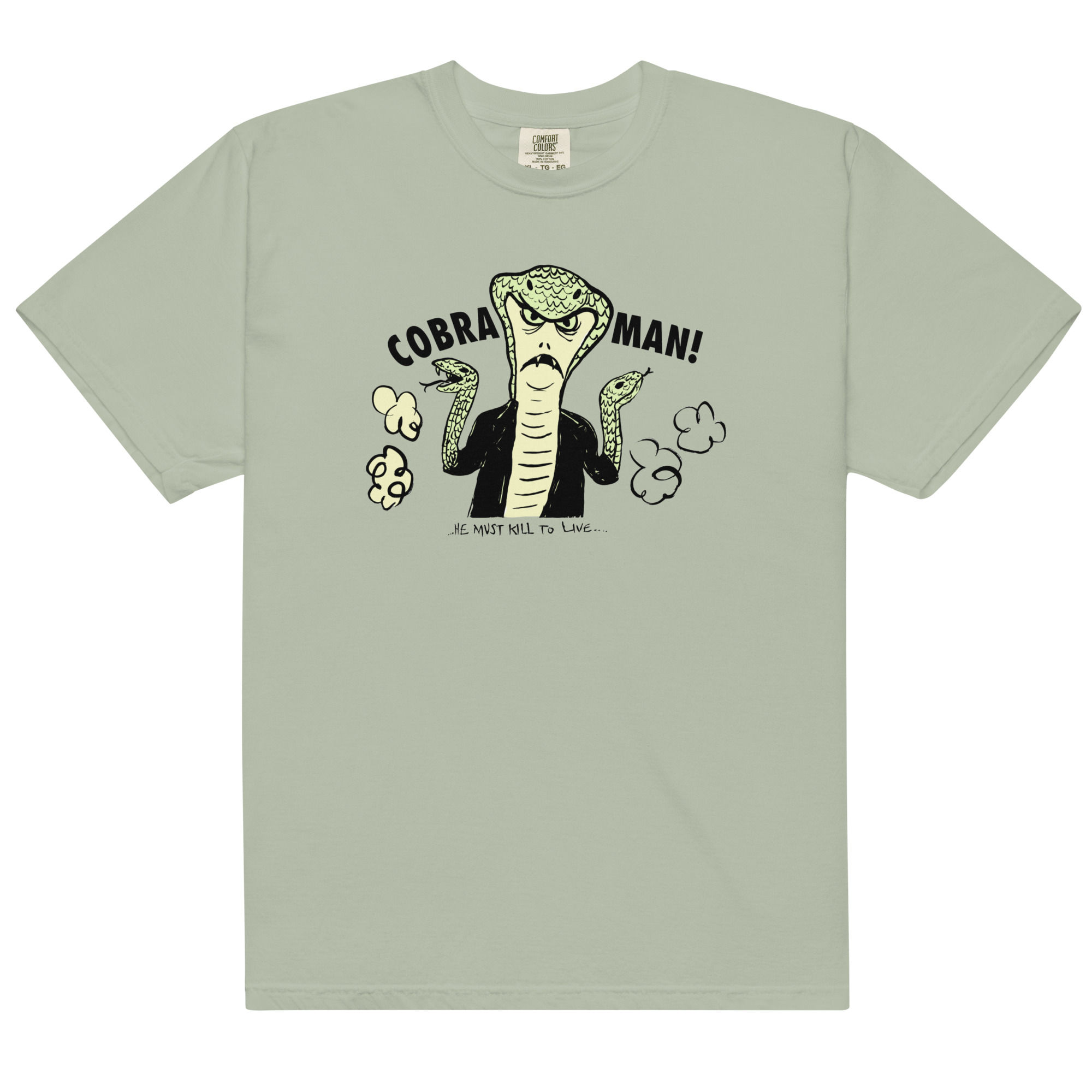 Cobraman! Unisex garment-dyed heavyweight t-shirt!