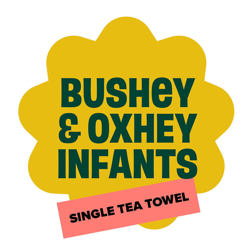 Thumbnail: Bushey & Oxhey Infants Tea Towel – Single