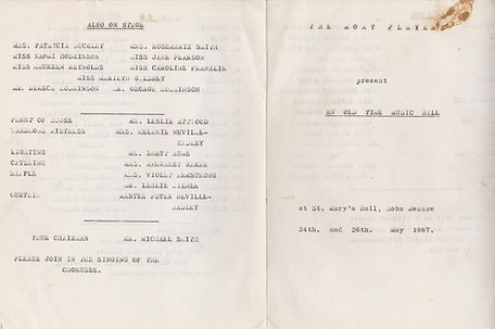 An Old Time Music Hall Programme - 1.jpe