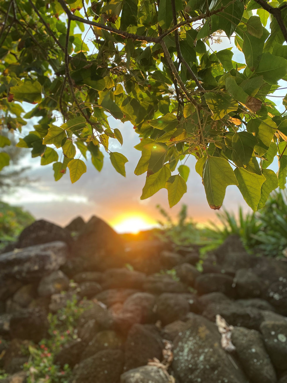 Kukui Heiau on Kauai