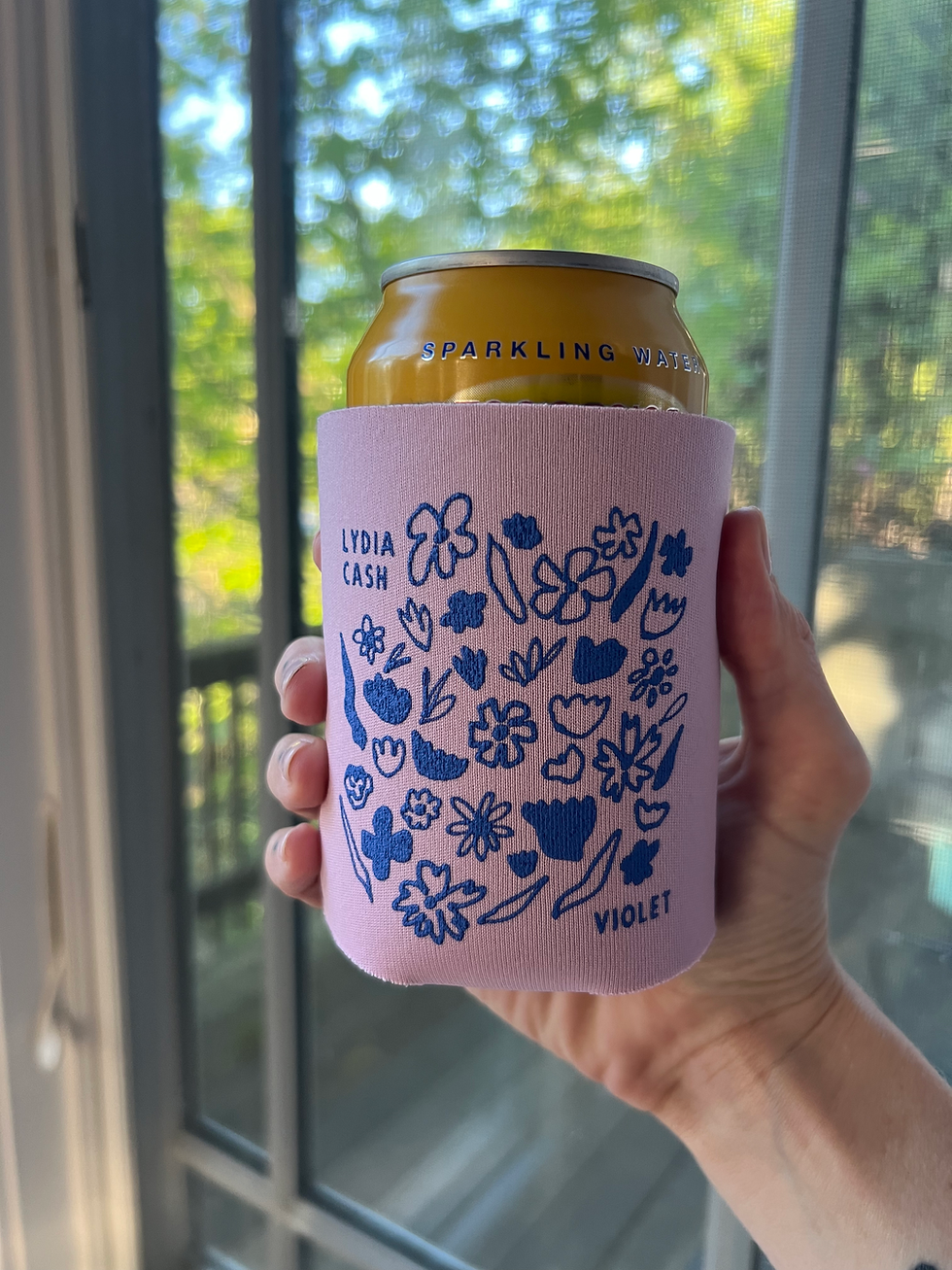 Thumbnail: Pink + Blue Koozie