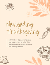 Navigating Thanksgiving with Kidney Disease