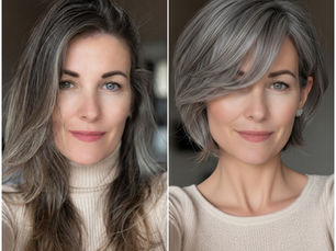 Going Gray? See Your Face with Gray Hair Before You Decide