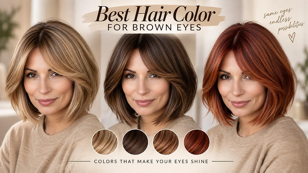 Best Hair Color for Brown Eyes: 10 Shades That Make Them Pop