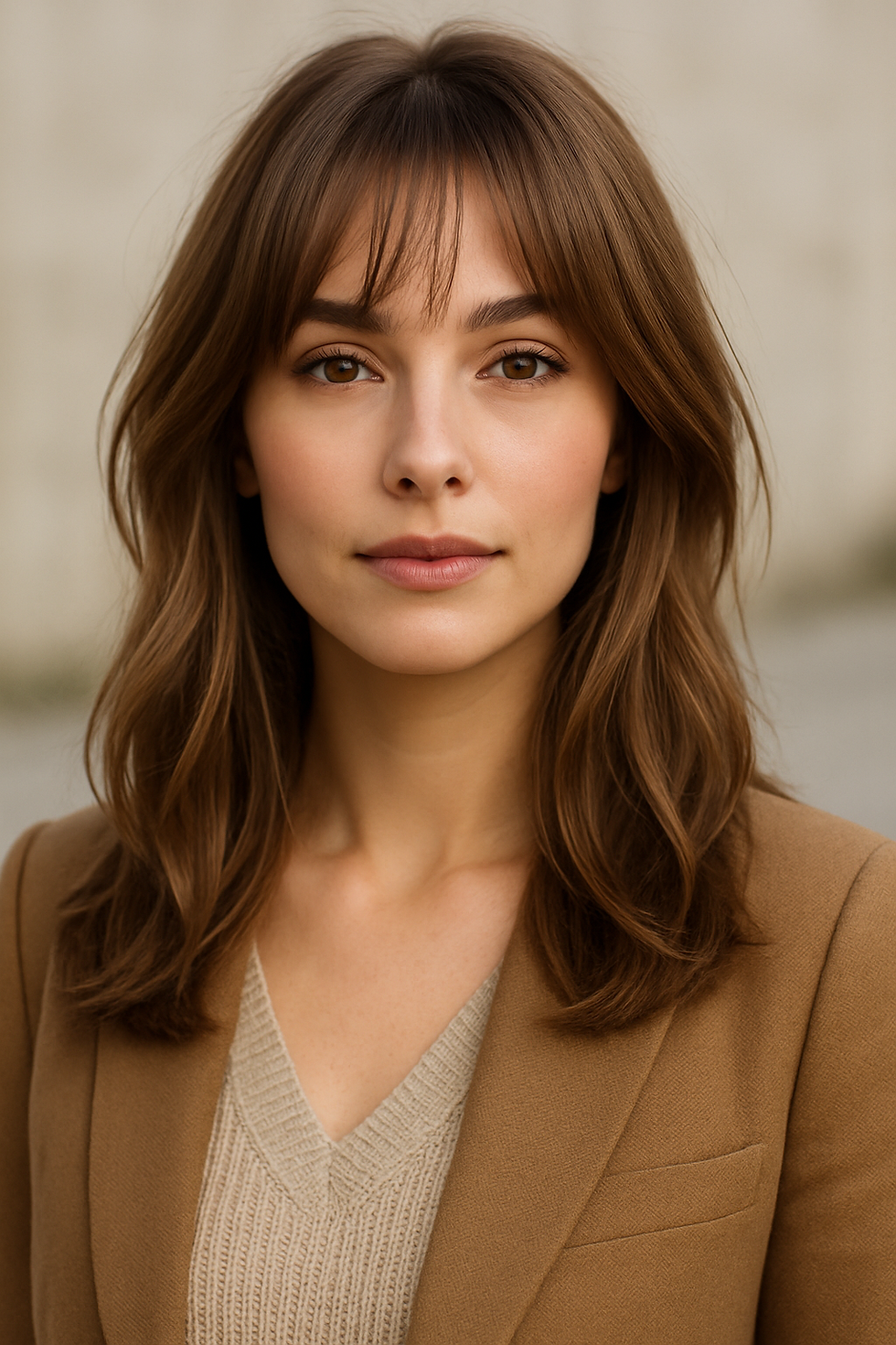 Soft Layers & Face-Framing Bangs trend
