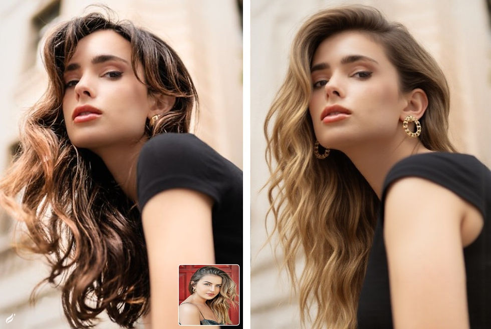 Ultra-Realistic Hair Try-On for Balayage & Highlights