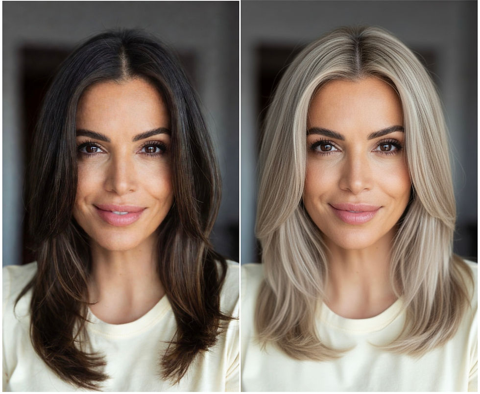 Before and After: Ash Silver