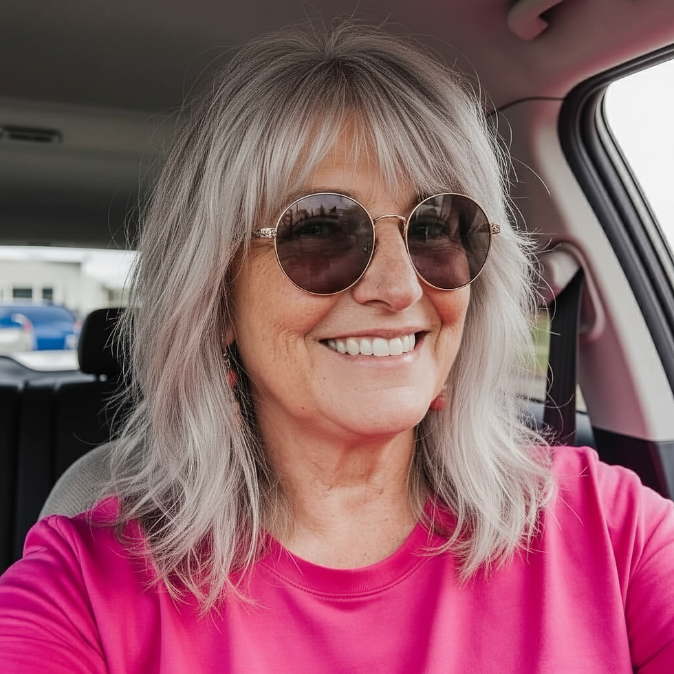 10 Stylish Shoulder-Length Hairstyles for Women Over 50 with Thin Fine Hair