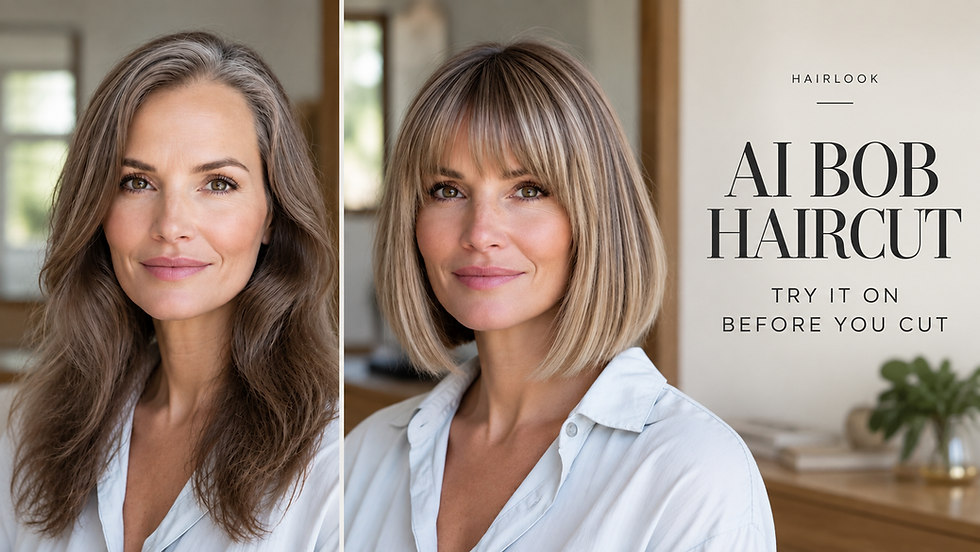 AI Bob Haircut: Try Your Perfect Bob Hairstyle Instantly with HairLook