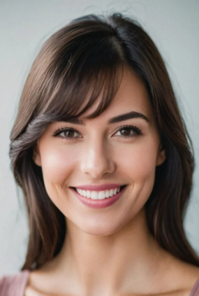 Bangs for Oval Faces