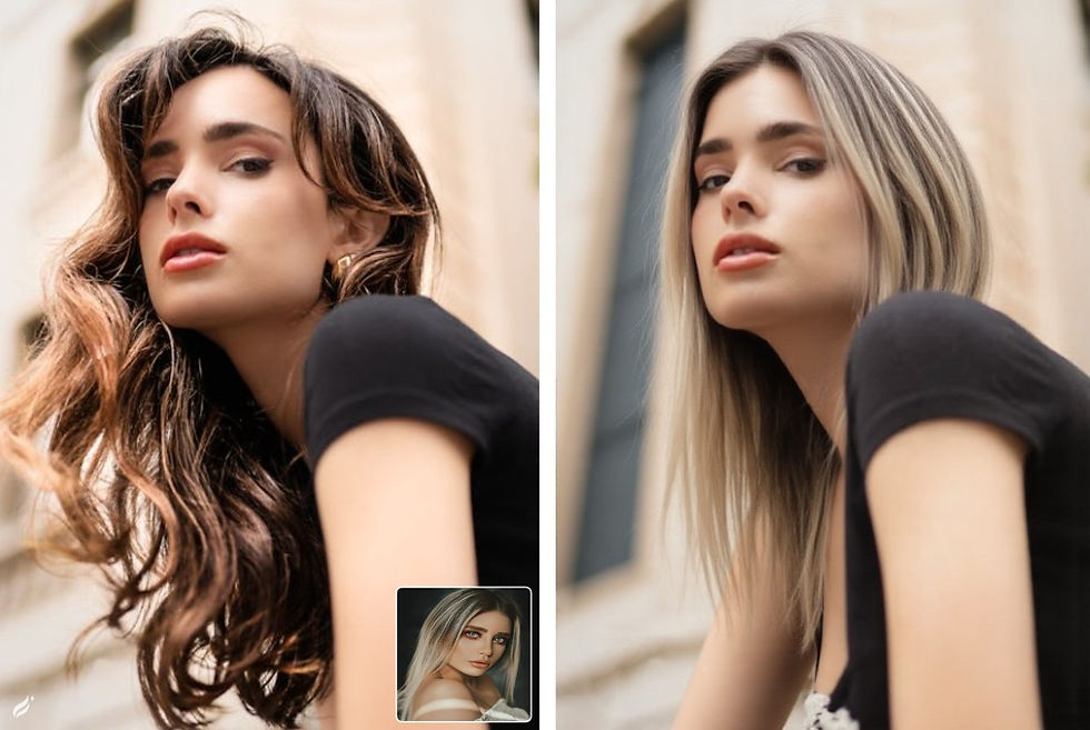 Ultra-Realistic Hair Try-On for Balayage & Highlights